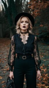 40+ Fall Goth Outfits That Embrace Velvet and Dark Tones