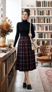 20 Librariancore Fall Outfits Mixing Heritage Knits and Academic Prints
